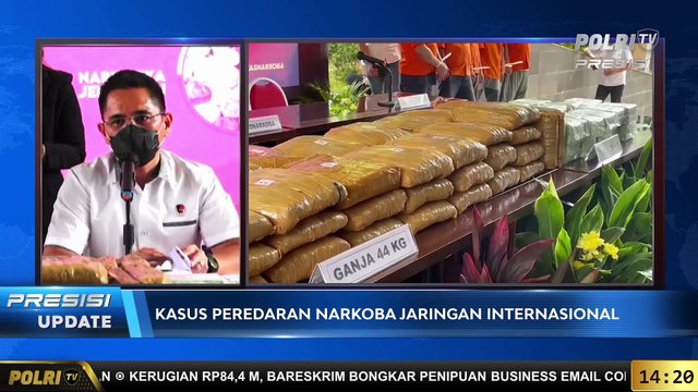 PRESISI Update : Bareskrim Polri Ungkap Peredaran Narkoba Internasional