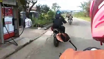 Touring motorbike
