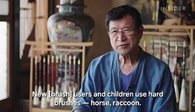 Japanese calligraphy brushes can cost over $1,000. Here's what makes them so expensive.