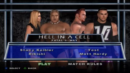 Here Comes the Pain Stacy Keibler(ovr 100) vs Rikishi vs Test vs Matt Hardy