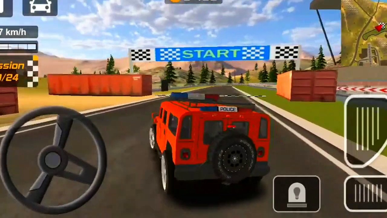 Police Drift Car Simulator - Car vs Lion Playground Man Just Fun - Android or iOS Gameplay