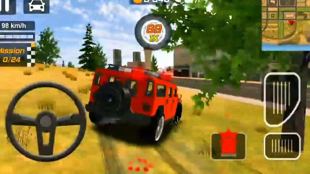 Police Drift New Red Colour Car Simulator - Android or iOS Gameplay