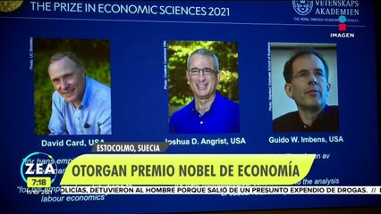 Nobel de Economía 2021 para David Card, Joshua Angrist y Guido Imbens