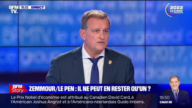 Présidentielle: pour Louis Aliot, maire RN de Perpignan, Éric Zemmour est le trublion de cette pré-campagne