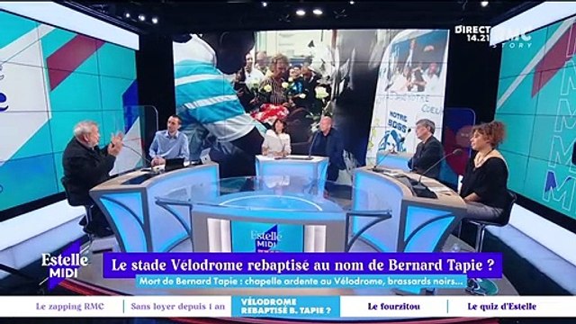 Périco Légasse dézingue Bernard Tapie : On ne donne pas le nom d'un voyou à un stade de football !
