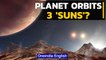 First time ever, planet orbiting 3 stars found 1300 light years from Earth | Oneindia News
