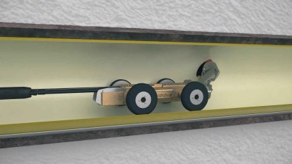 Un minirobot ha inspeccionado la red de saneamiento de 1.000 pozos próximos al Mar Menor.