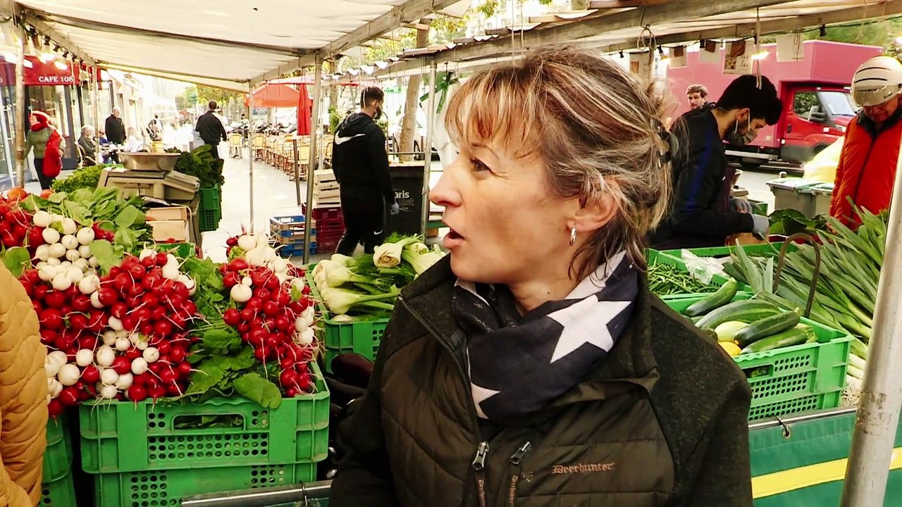 Ma cuisine du marché à Vincennes, chez notre maraîchère Chrystelle rue de Fontenay présentée par Eve Godin.