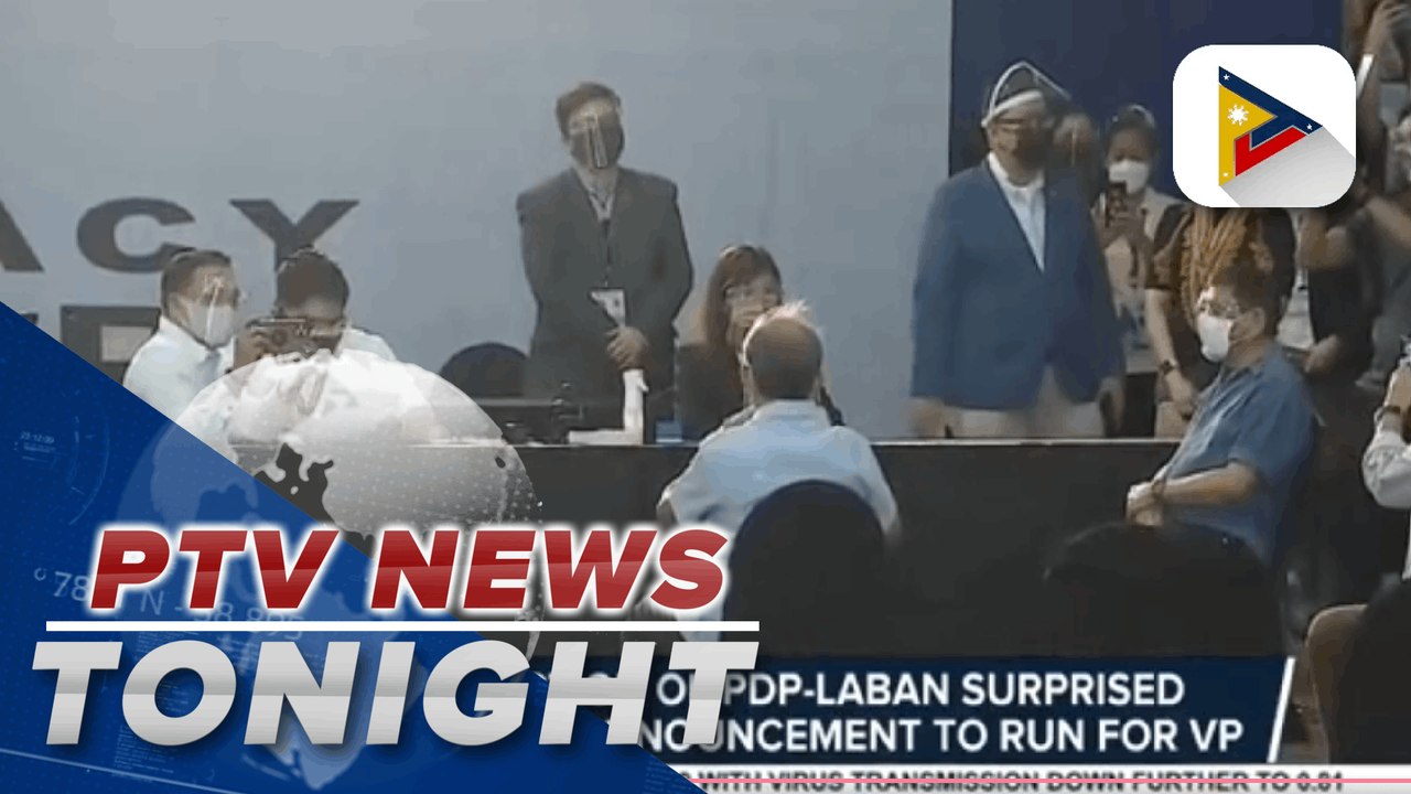 Cusi faction of PDP-Laban surprised by Sen. Go's announcement to run for VP | via Eunice Samonte