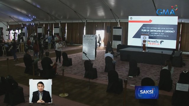 12 presidential, 3 vice presidential at 16 senatorial aspirants, naghain ng COC ngayong araw | Saksi
