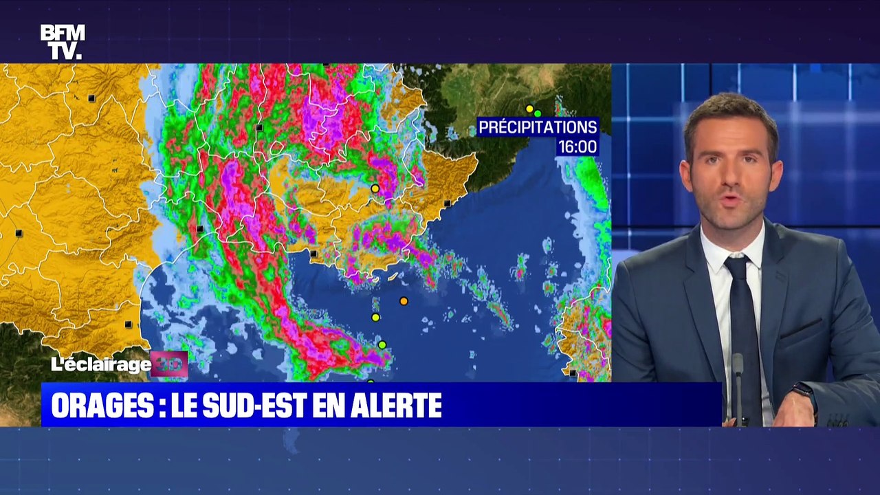 Orages: le Sud-Est en alerte - 04/10