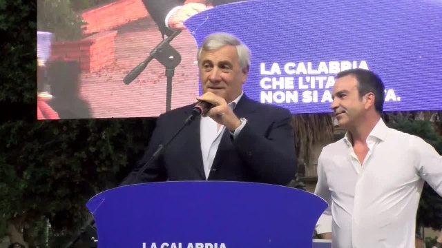 Calabria, Tajani: Straordinario successo di Occhiuto, scelta vincente di Berlusconi