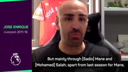 Tải video: Enrique celebrates world-class Salah-Mane Liverpool partnership