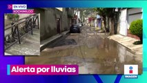 Lluvias dejan inundaciones en Iztapalapa y Xochimilco
