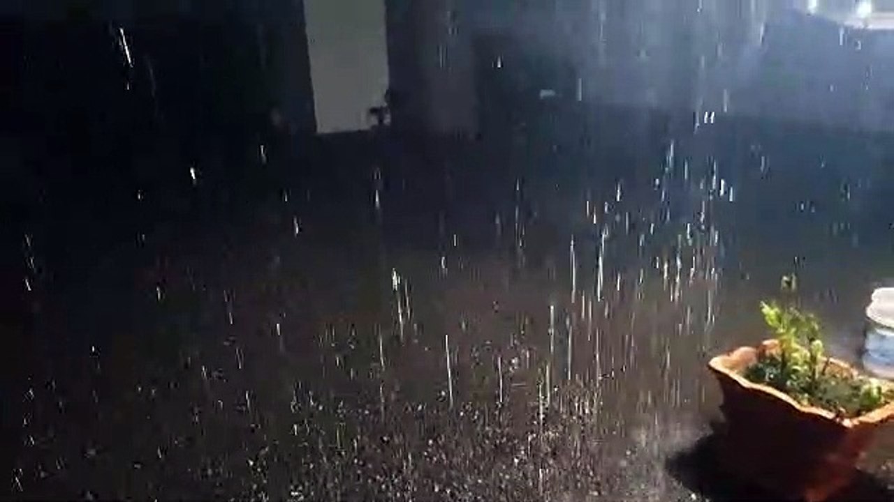 Bateu água