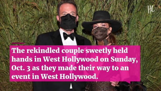 Jennifer Lopez Rocks Fitted Black Turtleneck & Slit Skirt As She Holds Hands With Ben Affleck