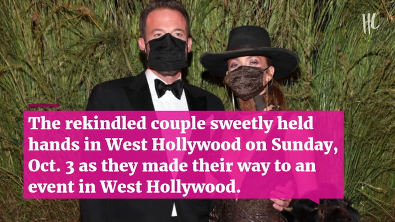 Jennifer Lopez Rocks Fitted Black Turtleneck & Slit Skirt As She Holds Hands With Ben Affleck