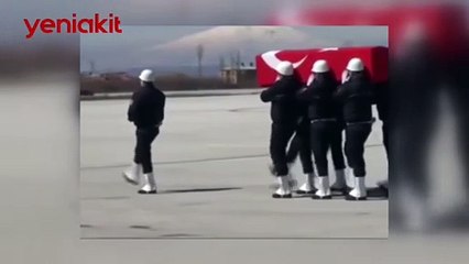 Şehit cenazesindeki rezaleti ortadan kaldıran eylem!