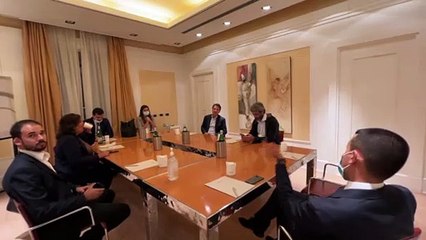 Conte, Fico e Di Maio a Napoli per Manfredi