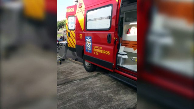 Ciclista é socorrido pelo Siate após sofrer queda na Avenida Rocha Pombo