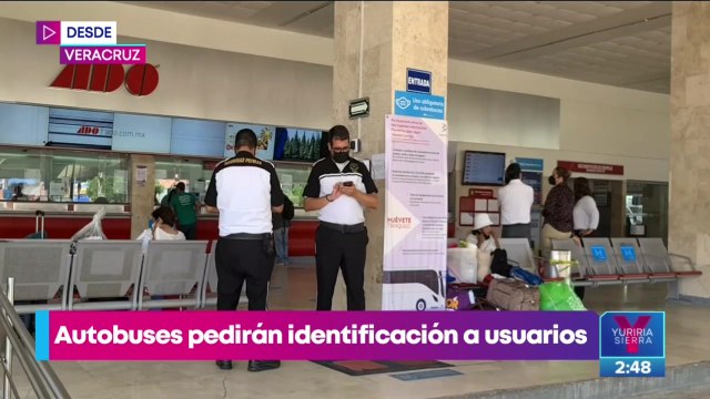 Implementan nuevas medidas para abordar autobuses en Veracruz