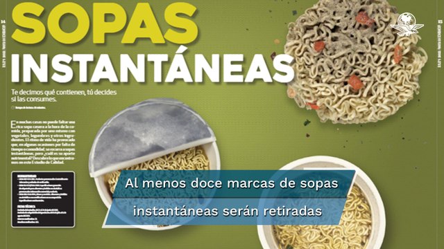 Profeco retirará estas marcas de sopas instantáneas