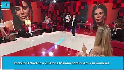 Rodolfo D'Onofrio y Zulemita Menem confirmaron su romance