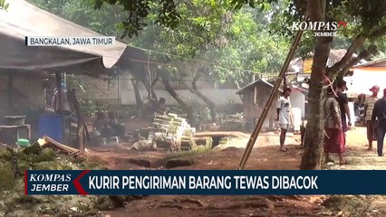 Kurir Pengiriman Barang Tewas Dibacok di Pinggir Jalan Bangkalan