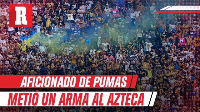 Sujeto metió una pistola al Estadio Azteca para el partido entre América vs Pumas