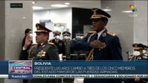 Nuevos miembros del Estado Mayor de las FF.AA. en Bolivia se comprometen a defender la democracia