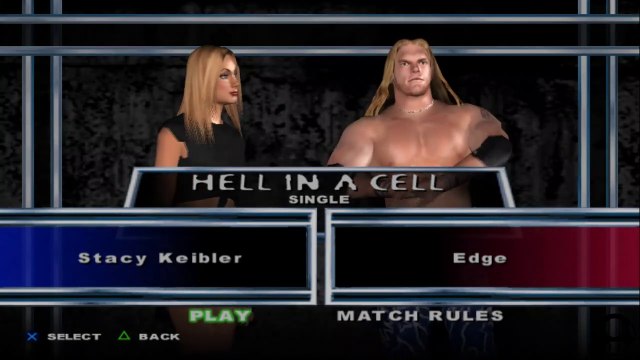 Here Comes the Pain Stacy Keibler(ovr 100) vs Edge