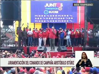 Juramentación del Comando de Campaña "Aristóbulo Istúriz" en el Estado Sucre