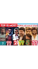 Top 10 most popular male stars for August 2021 in Tamil Cinema