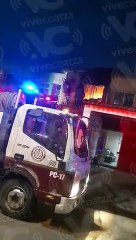 Conflagración en Coatzacoalcos