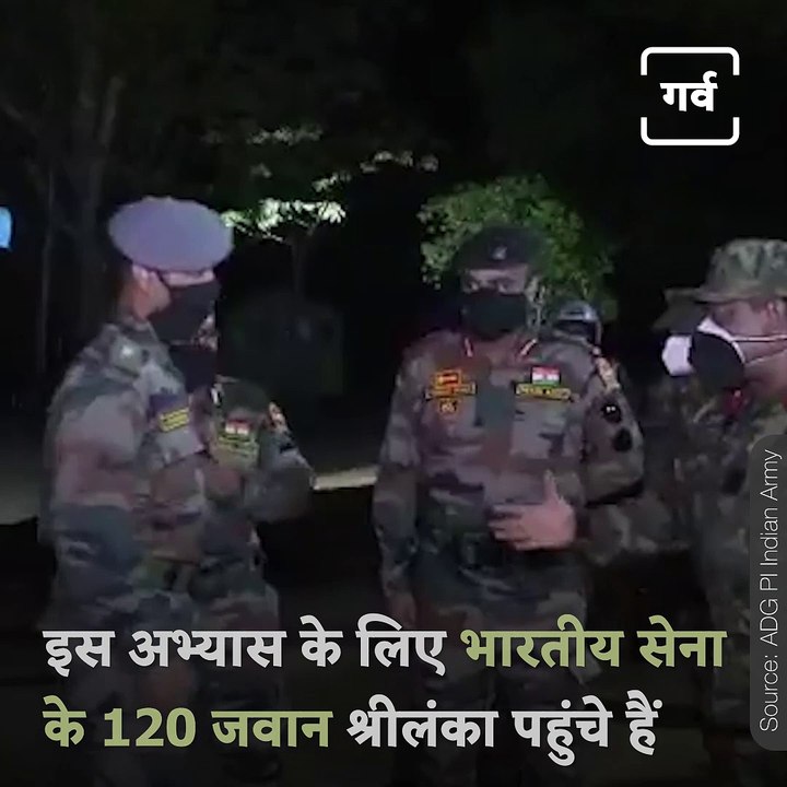 This Is How Srilankan Army Welcomed The Indian Army Contingent For The Military Excercise