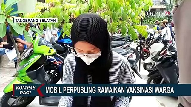 Menarik Minat Baca, Hadir Perpustakaan di Lokasi Vaksinasi Covid-19