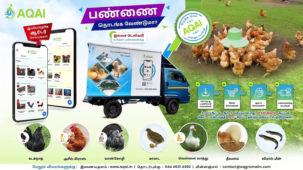 வருடம் முழுக்க காய்கறி... அட்டகாசமான பண்ணை! _ Integrated Farming _ Pasumai Vikatan