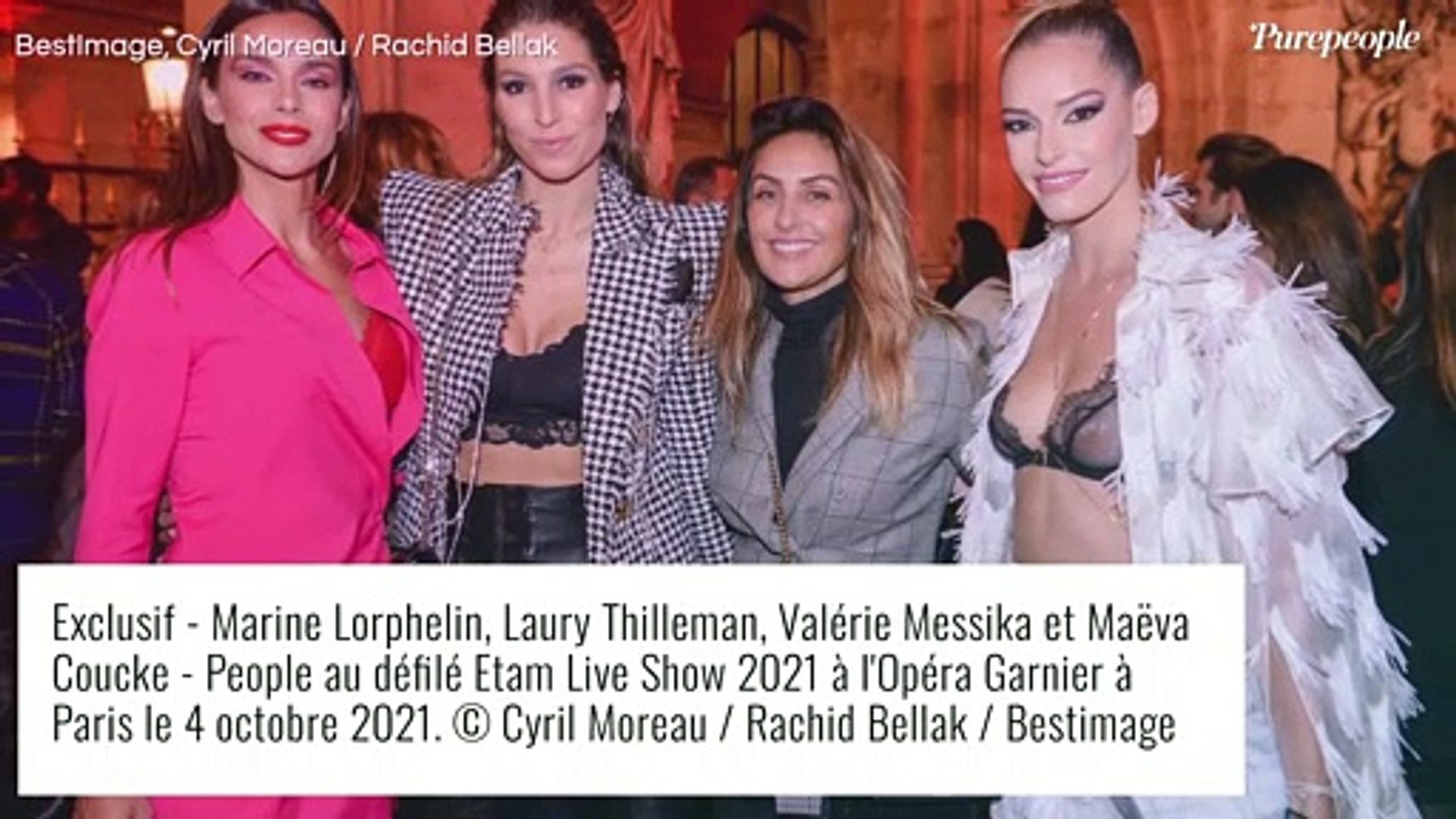 Marine Lorphelin et Maëva Coucke révèlent leur lingerie, Camille Lellouche  en mini-robe découpée - Vidéo Dailymotion