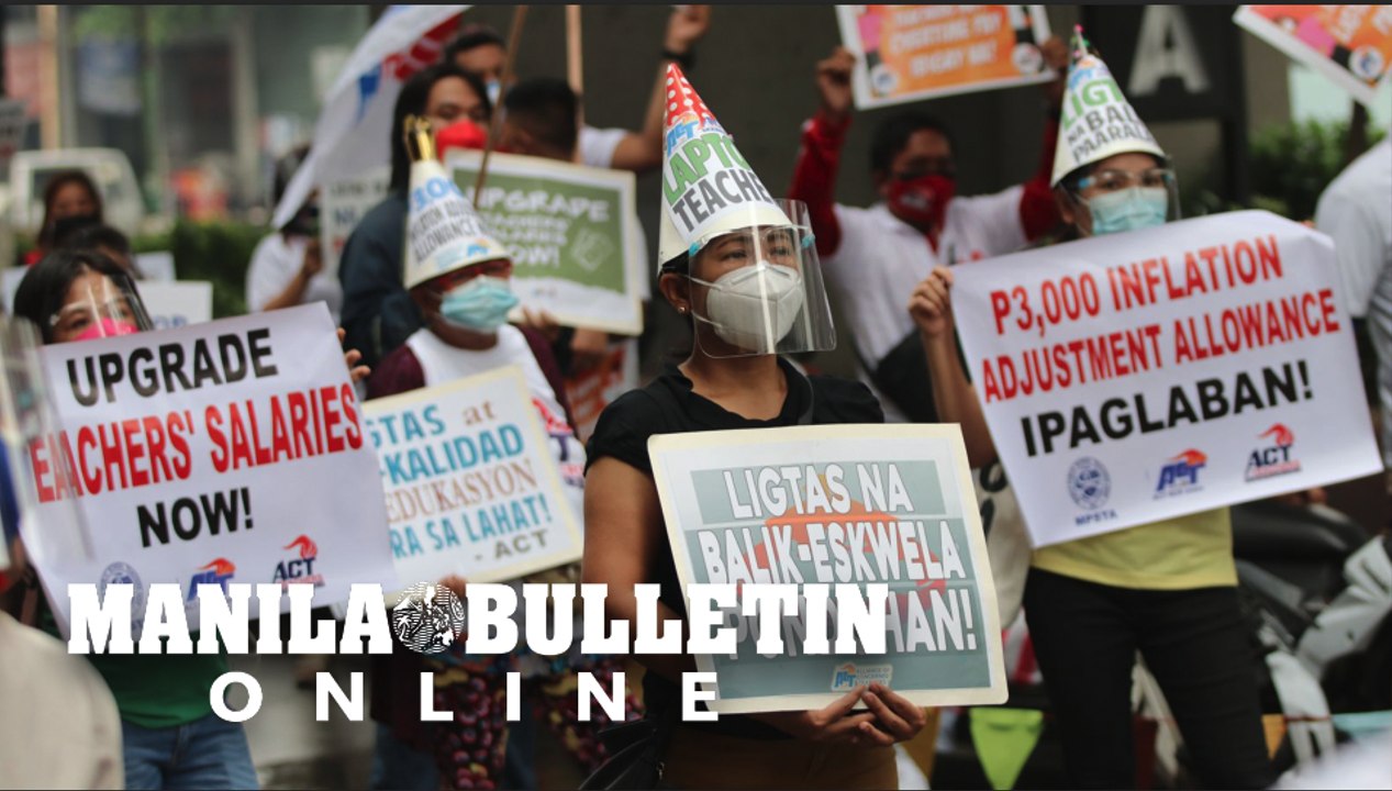 Teachers troop to Manila to forward teachers’ r...