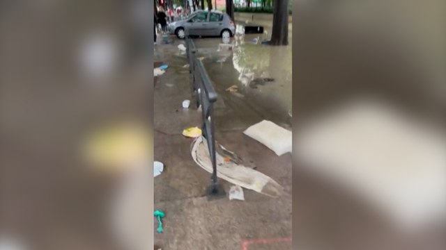Inondations à Marseille : des rivières de déchets dans les rues... et jusqu’à la mer