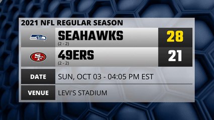 Seahawks @ 49 Ers Game Recap for SUN, OCT 03 - 04:05 PM EST