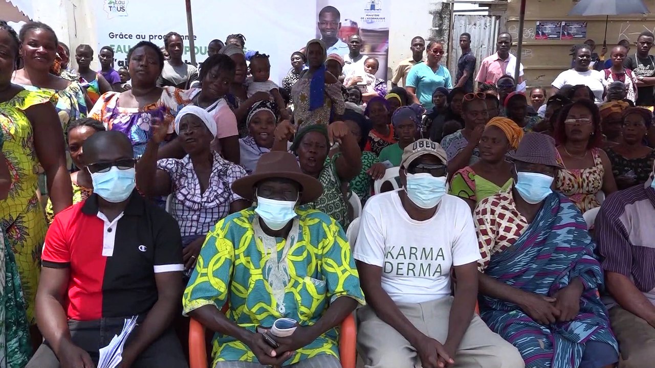 Plusieurs quartiers de Port Bouët soulagés en eau potable