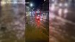 Streets of West London flooded with water after torrential rain