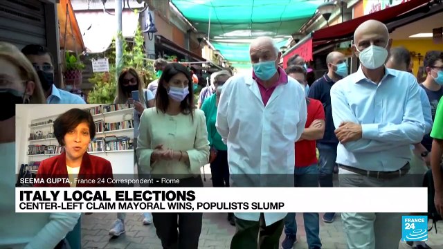 Italy local elections: Center-left claim mayoral wins, populists slump