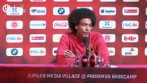 Axel Witsel préface le match Belgique-France en Ligue des nations