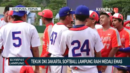 Kalahkan DKI Jakarta, Tim Softball Lampung Raih Medali Emas