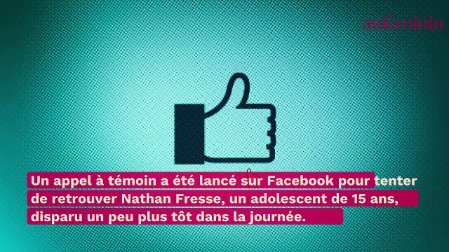Appel à témoins : avez-vous vu cet adolescent de 15 ans, disparu depuis samedi ?