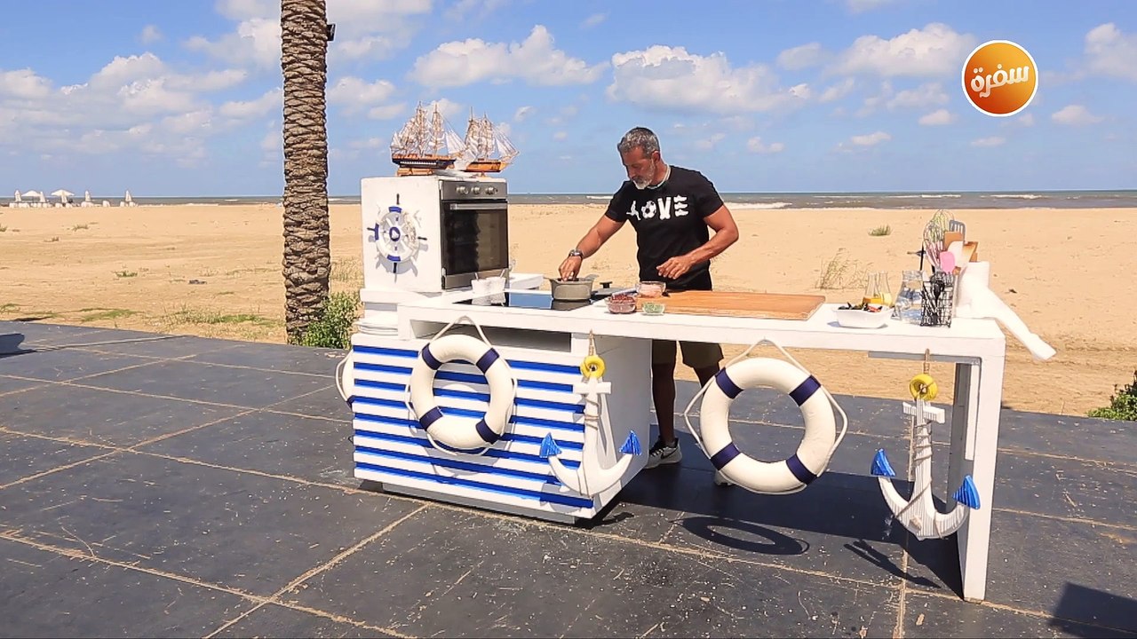 شوربة الارز الاحمر و السمك | هشام السيد