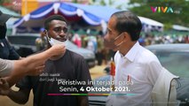 Momen Haru, Presiden Jokowi kasih Jaket ke Pemuda Sorong