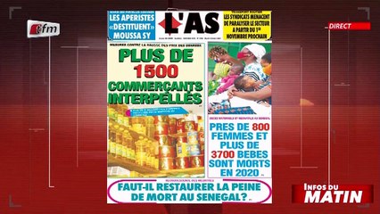 Infos du matin - 05 Octobre 2021 - Yenekay yi ak Cherif Dia